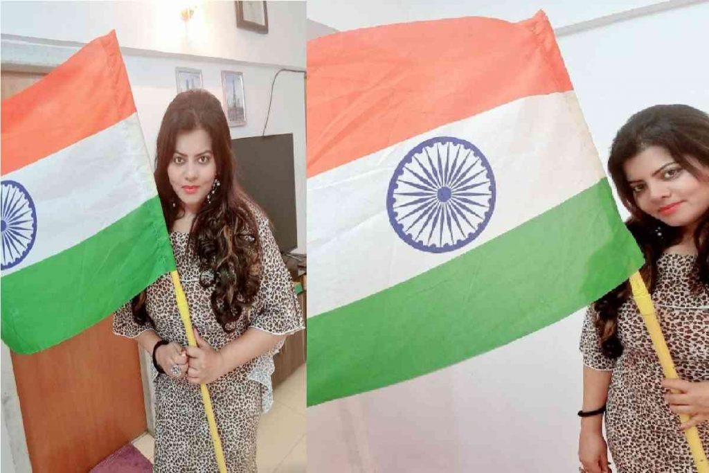 "मोदीजी का 'हर घर तिरंगा' अभियान सराहनीय है।"- अभिनेत्री श्रद्धा रानी शर्मा