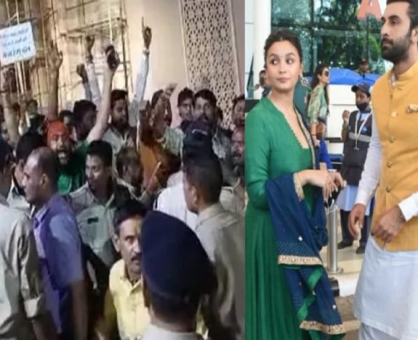 Ranbir Alia Visit Ujjain: दर्शन करने पहुंचे रणबीर और आलिया का विरोध