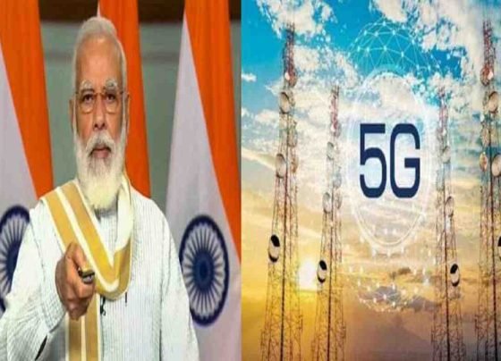 PM Narendra Modi launched 5G internet service
