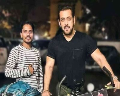 Salman Khan fan came cycling 1100 km to meet